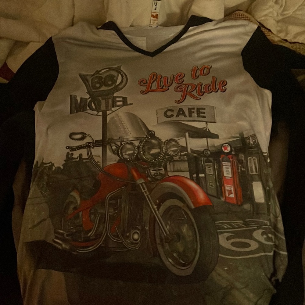 rhinestone long sleeve shirt